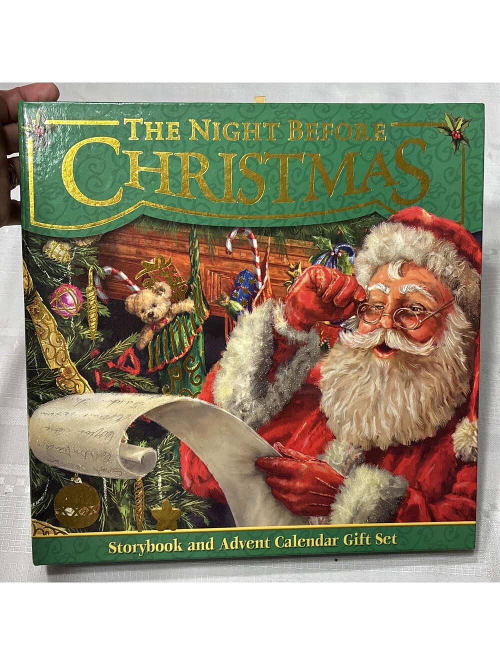 The Night Before Christmas Book/Advent Calendar Gift Set-Readers Digest 2011